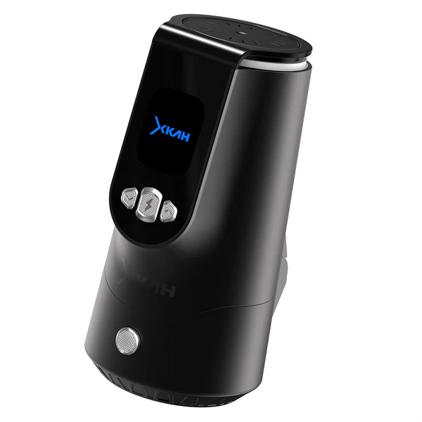 Modern electric hookah charcoal heater with digital display and control buttons