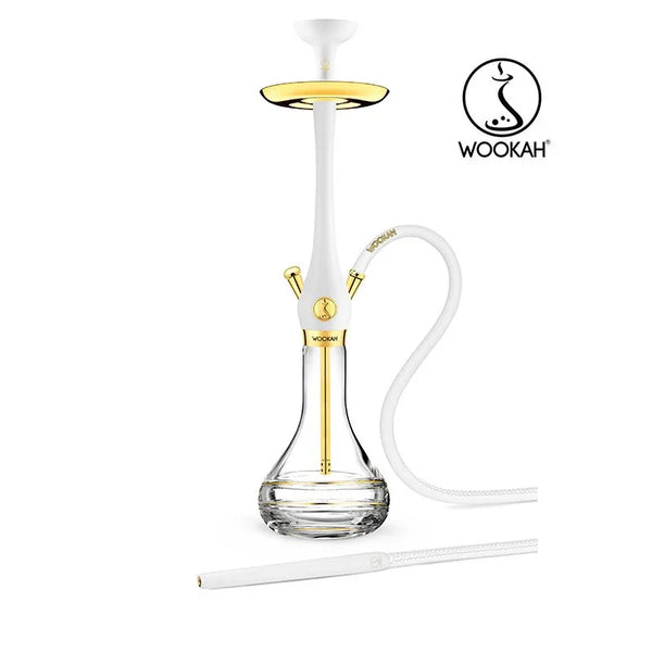 Wookah 24K Gold-Plated Royal White Set - Shishana.co.uk