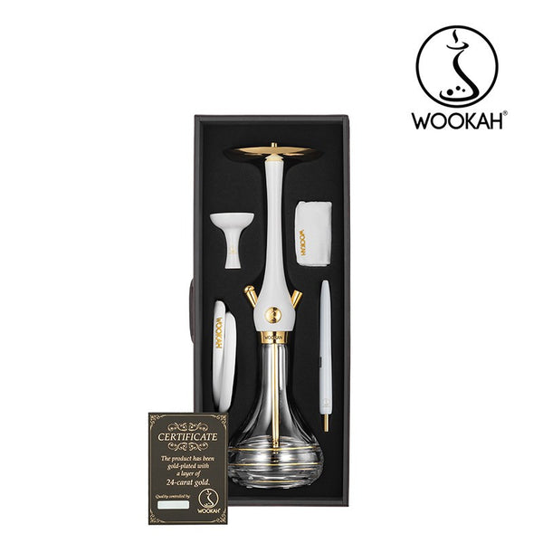 Wookah 24K Gold-Plated Royal White Set