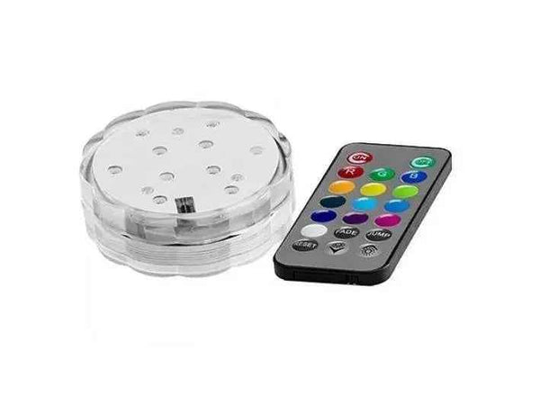 LED shisha base light with color-changing remote control for hookah setup
