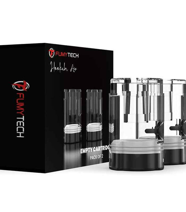 Fumytech Hookah Air empty cartridges pack of 2 with product box