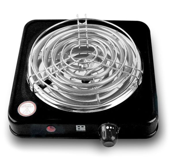 MG Shisha Charcoal Burner 1500W - Black - Shishana.co.uk