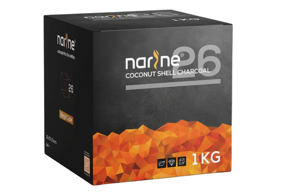Narine 26mm Natural Coconut Charcoal - Shishana.co.uk