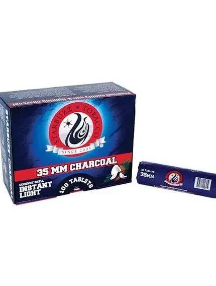 Starbuzz Premium Coconut Instant Light Charcoal 35mm - Shishana.co.uk