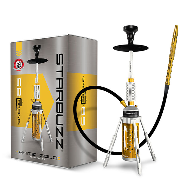 Starbuzz hookah with packaging on a white background