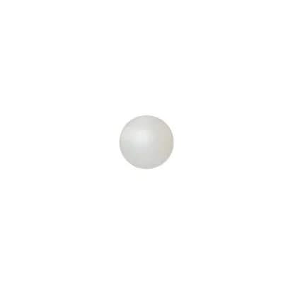 Clear 12mm shisha hookah ball accessory on white background