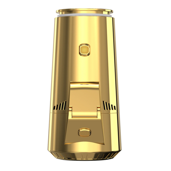 Gold limited edition shisha hookah accessory with sleek cylindrical design