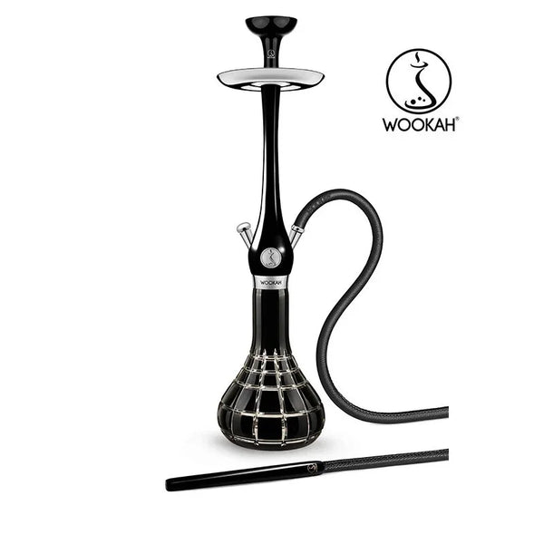 Wookah Exclusive Piano Black Hookah - Shishana.co.uk