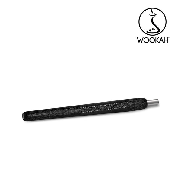 WOOKAH Wooden Mouthpiece Nox Black Leather