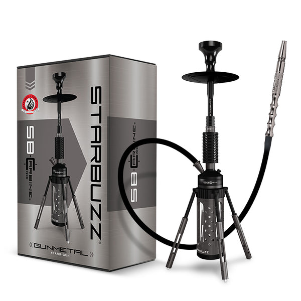 Starbuzz hookah with packaging on a white background
