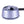 Purple Kaloud Lotus I hookah heat management device with side handle on white background