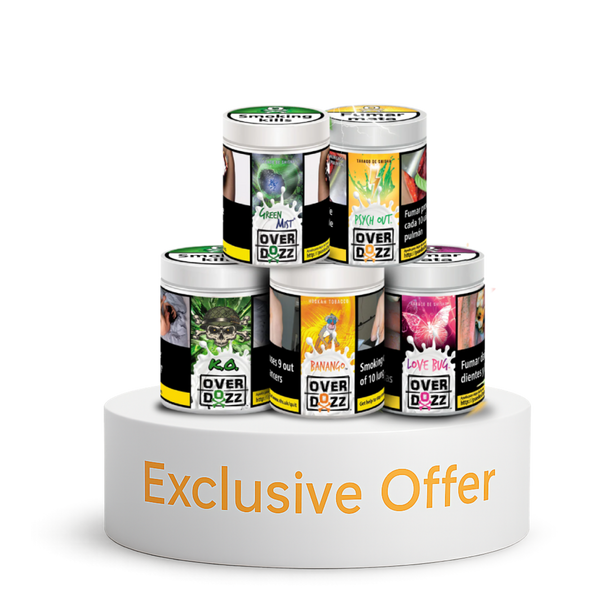 Overdozz Pack of 5 Flavours (Total 1kg)