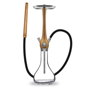 Wookah Oak Smooth Clear Hookah Wookah
