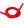 Red shisha hose coiled on a light gradient background, hookah accessory