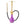 Purple hookah with gold accents on a white background