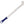 White hookah cleaning brush with blue handle for shisha pipe bowl maintenance