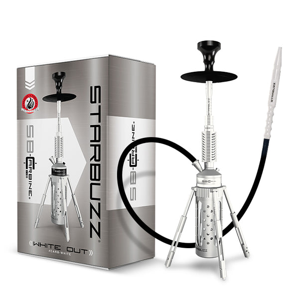 Starbuzz hookah with packaging on a white background