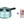 Hookah heat management device in metallic green with Starbuzz coconut charcoal pack