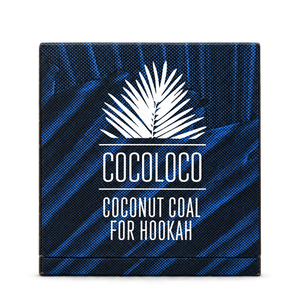Cocoloco Shisha Coconut Charcoal 1kg — transparent product photograph