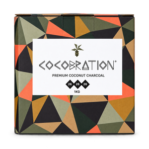Cocobration Coconut Charcoal 1kg — transparent product photograph
